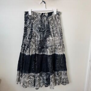 Metrowear Maxi Peasant Skirt Women's Size Large Boho Fairy Cottagecore Y2K